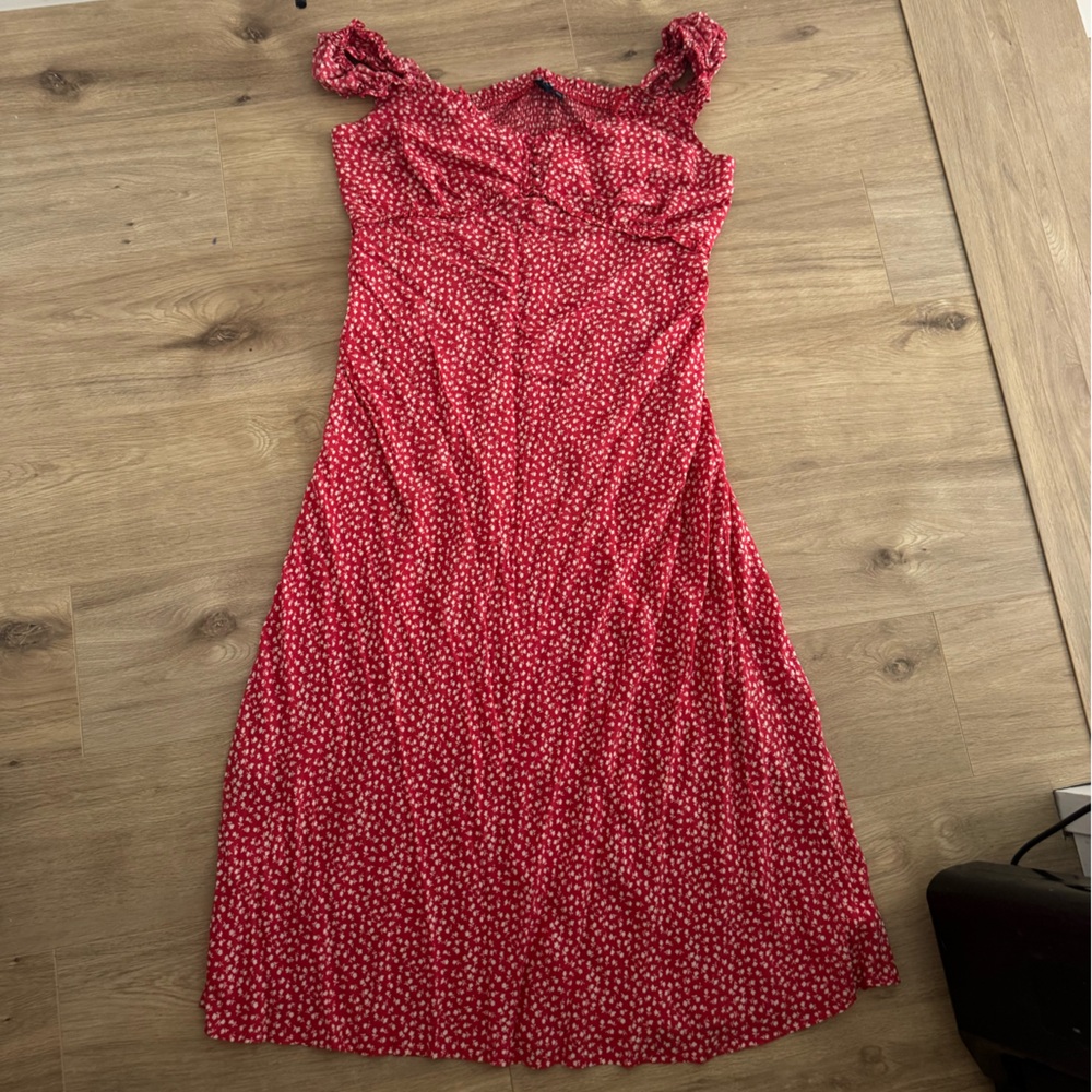 GAP Red Floral Dress